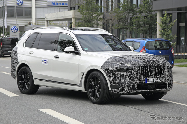 BMW X7 次期型プロトタイプ（スクープ写真）