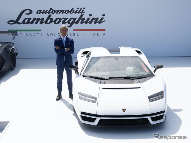 カウンタック新型とランボルギーニのステファン・ヴィンケルマンCEO(ザ・クエイル・モータースポーツ・ギャザリング2021)。