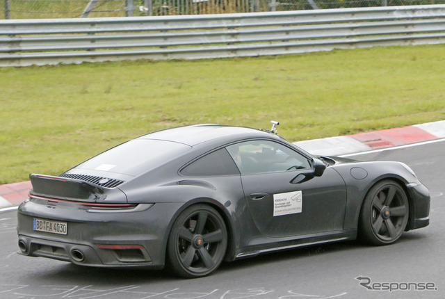 ポルシェ 911 スポーツクラシック新型プロトタイプ(スクープ写真)
