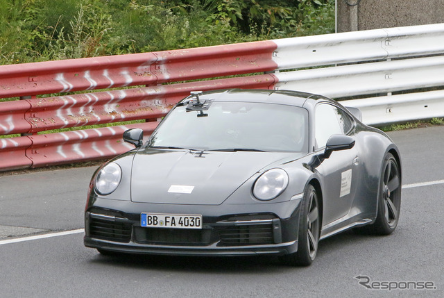 ポルシェ 911 スポーツクラシック新型プロトタイプ(スクープ写真)