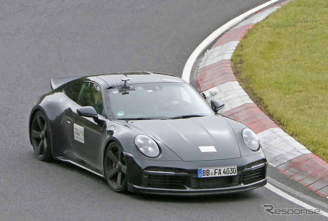 ポルシェ 911 スポーツクラシック新型プロトタイプ(スクープ写真)