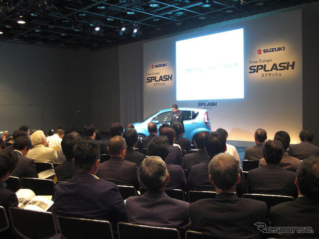 【スズキ スプラッシュ 発表】国内市場に投入、初の自社ブランド輸入車