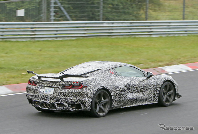 シボレー コルベット Z06 新型プロトタイプ(スクープ写真)