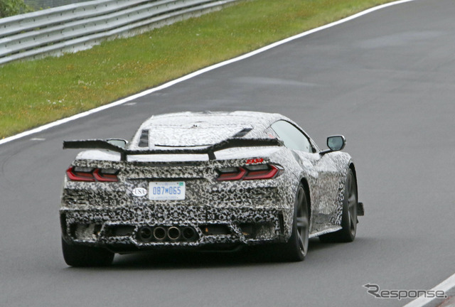 シボレー コルベット Z06 新型プロトタイプ(スクープ写真)