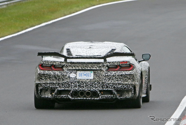 シボレー コルベット Z06 新型プロトタイプ(スクープ写真)