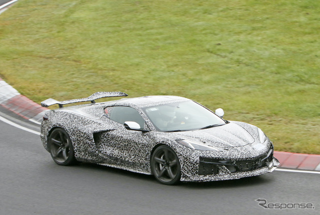 シボレー コルベット Z06 新型プロトタイプ(スクープ写真)