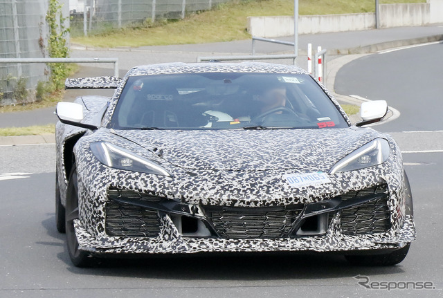 シボレー コルベット Z06 新型プロトタイプ(スクープ写真)