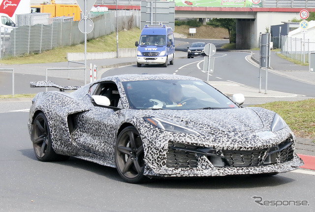 シボレー コルベット Z06 新型プロトタイプ(スクープ写真)