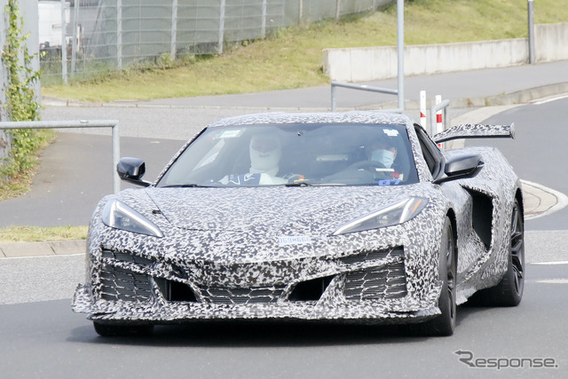 シボレー コルベット Z06 新型プロトタイプ(スクープ写真)