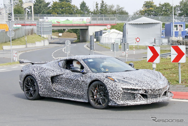 シボレー コルベット Z06 新型プロトタイプ(スクープ写真)