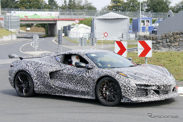 シボレー コルベット Z06 新型プロトタイプ(スクープ写真)
