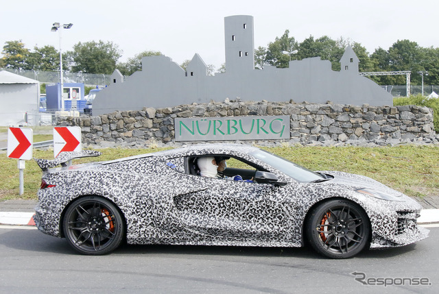 シボレー コルベット Z06 新型プロトタイプ(スクープ写真)