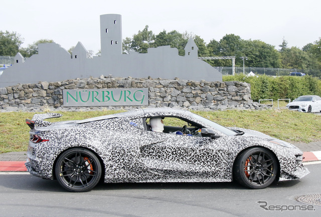 シボレー コルベット Z06 新型プロトタイプ(スクープ写真)