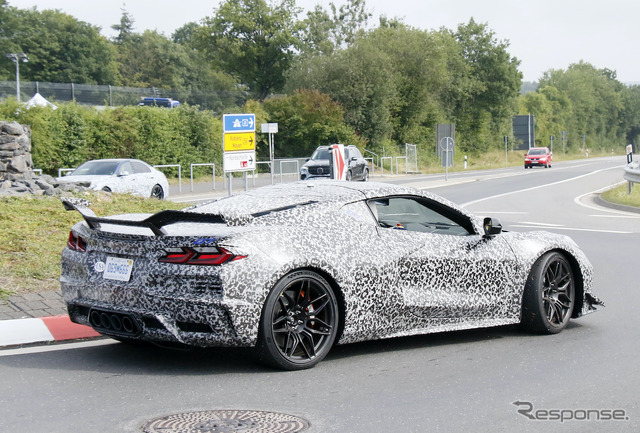 シボレー コルベット Z06 新型プロトタイプ(スクープ写真)