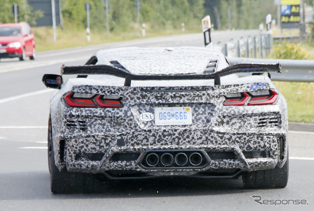 シボレー コルベット Z06 新型プロトタイプ(スクープ写真)