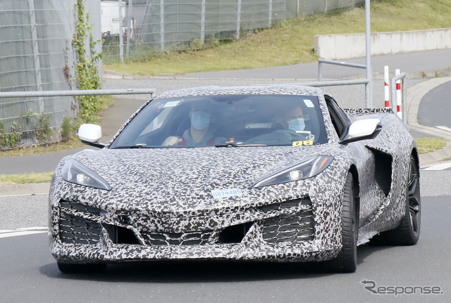 シボレー コルベット Z06 新型プロトタイプ(スクープ写真)