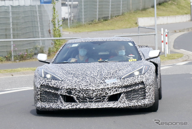 シボレー コルベット Z06 新型プロトタイプ(スクープ写真)