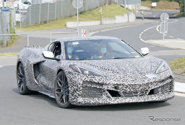 シボレー コルベット Z06 新型プロトタイプ(スクープ写真)
