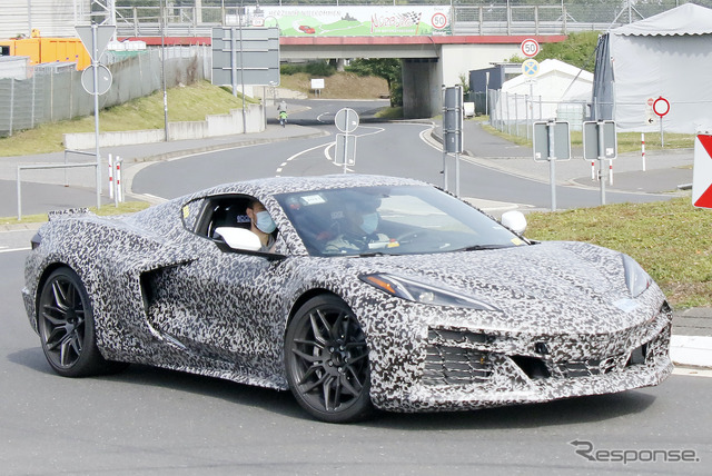 シボレー コルベット Z06 新型プロトタイプ(スクープ写真)