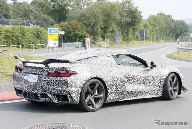 シボレー コルベット Z06 新型プロトタイプ(スクープ写真)