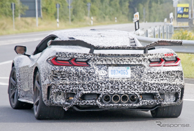 シボレー コルベット Z06 新型プロトタイプ(スクープ写真)