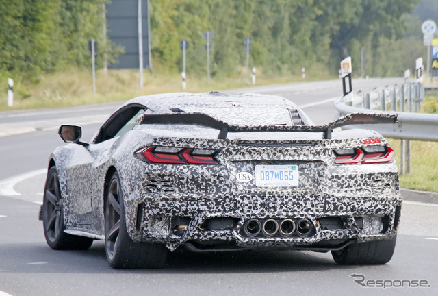 シボレー コルベット Z06 新型プロトタイプ(スクープ写真)