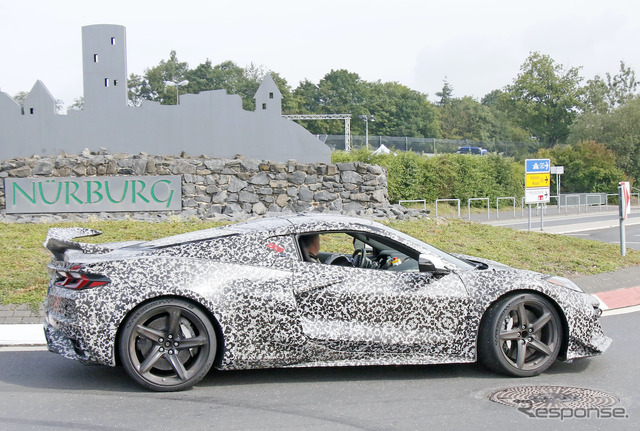 シボレー コルベット Z06 新型プロトタイプ(スクープ写真)