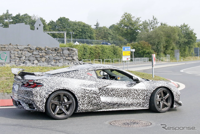シボレー コルベット Z06 新型プロトタイプ(スクープ写真)