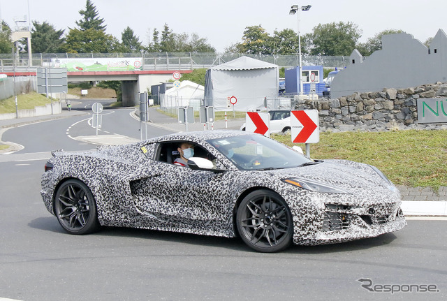 シボレー コルベット Z06 新型プロトタイプ(スクープ写真)