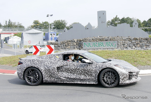 シボレー コルベット Z06 新型プロトタイプ(スクープ写真)