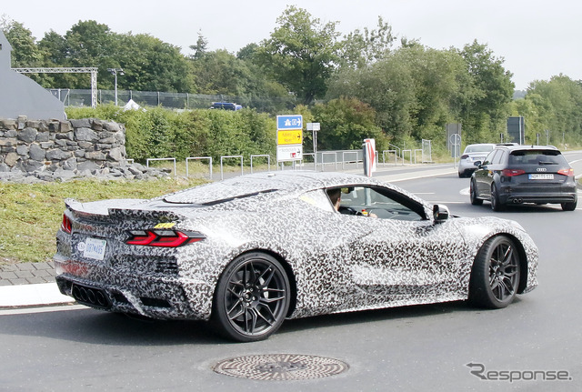 シボレー コルベット Z06 新型プロトタイプ(スクープ写真)