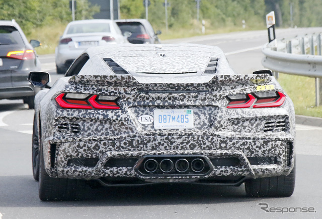 シボレー コルベット Z06 新型プロトタイプ(スクープ写真)