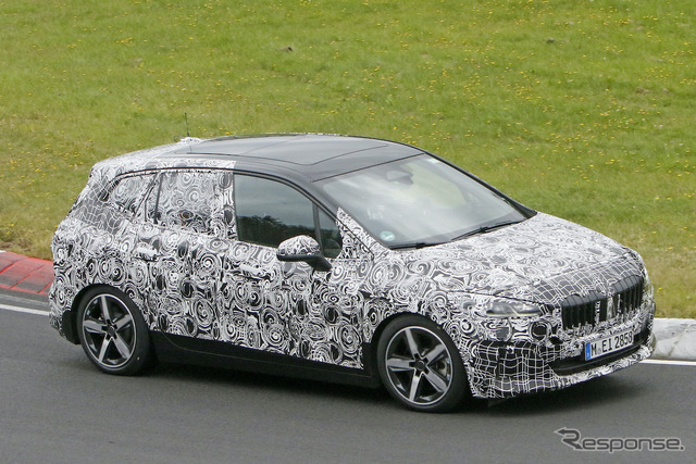 BMW 2シリーズ アクティブツアラー 次期型プロトタイプ(スクープ写真)