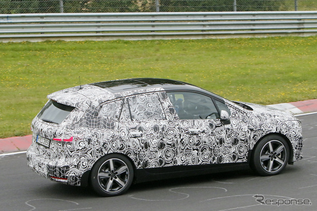 BMW 2シリーズ アクティブツアラー 次期型プロトタイプ(スクープ写真)