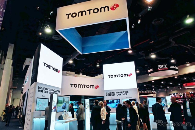 CES 2020に出展したTomTomのブース
