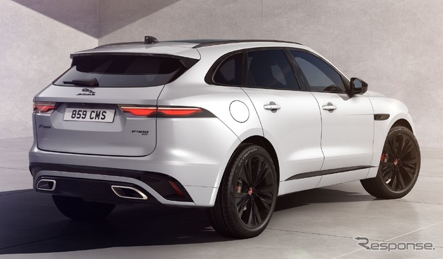 ジャガー F-PACE の2022年型の「R-ダイナミックブラック」