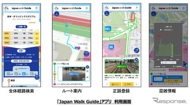 バリアフリー支援アプリ「ジャパン・ウォーク・ガイド」