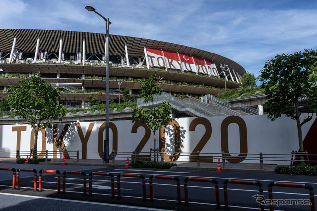 東京・国立競技場（8月19日）