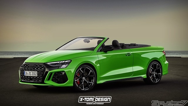 アウディ RS3 カブリオレ 予想CG