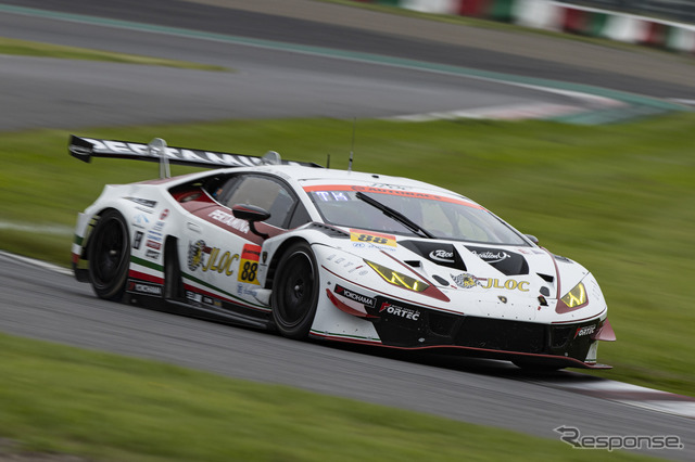 GT300クラス予選4番手の#88 JLOC ランボルギーニ GT3(小暮卓史/元嶋佑弥)