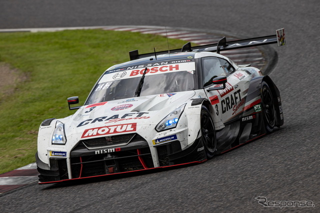 GT500クラス2位の#3 CRAFTSPORTS MOTUL GT-R(平手晃平/千代勝正)
