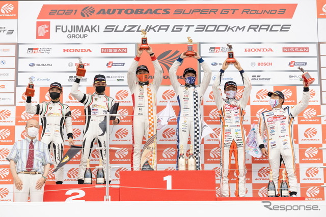 GT300クラス表彰式