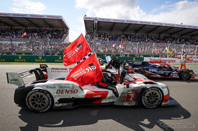 優勝の#7 トヨタGR010(小林可夢偉組)。