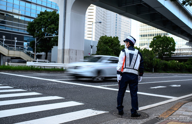臨海新都心での交通規制（7月22日）