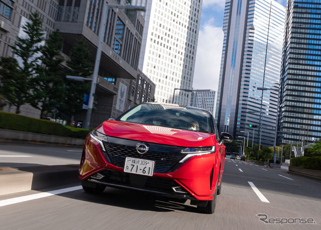 日産NOTE AURA(オーラ)を女子編集者と中谷明彦がロングドライブで徹底検証