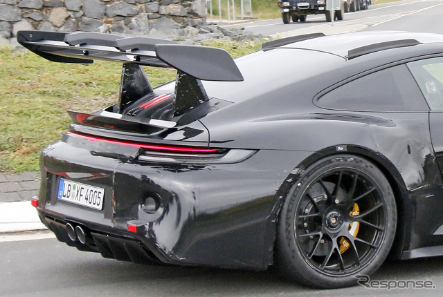 ポルシェ 911 GT3 RS 新型プロトタイプ(スクープ写真)