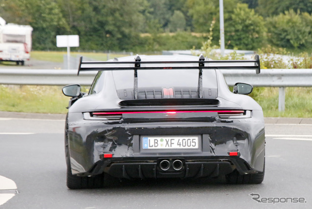 ポルシェ 911 GT3 RS 新型プロトタイプ(スクープ写真)