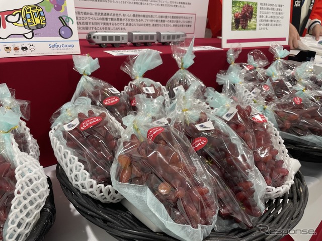 西武池袋本店で販売されるちちぶ山ルビー