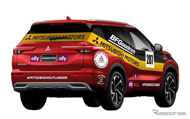 三菱 アウトランダー 新型の米「Rebelle Rally」参戦車両