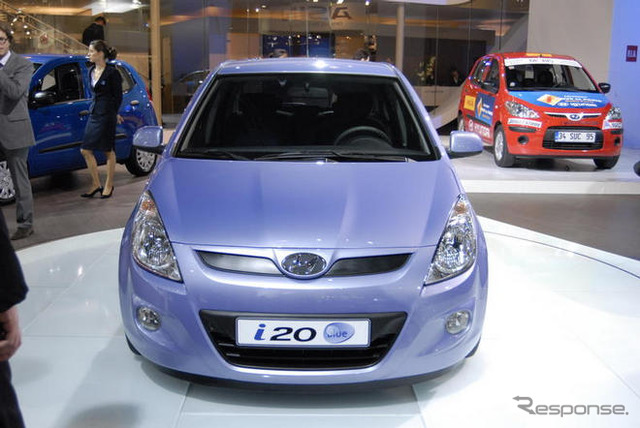【パリモーターショー08】写真蔵…ヒュンダイ i20 Blue